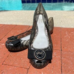 MELISSA Stylish Black Peep-Toe Women Shoes